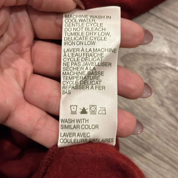 TRADITION Country collection women cardigan L petite  red vintage embroidery - Picture 7 of 8